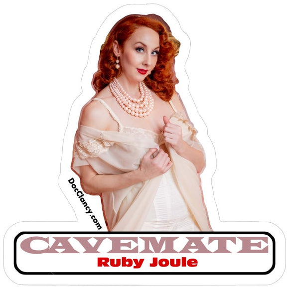 Cavemate Ruby Joule Sticker