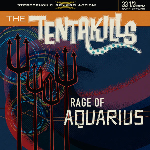 The Tentakills - Rage of Aquarius LP - Sea Glass Green Vinyl (Surf Rock, House of Tabu)
