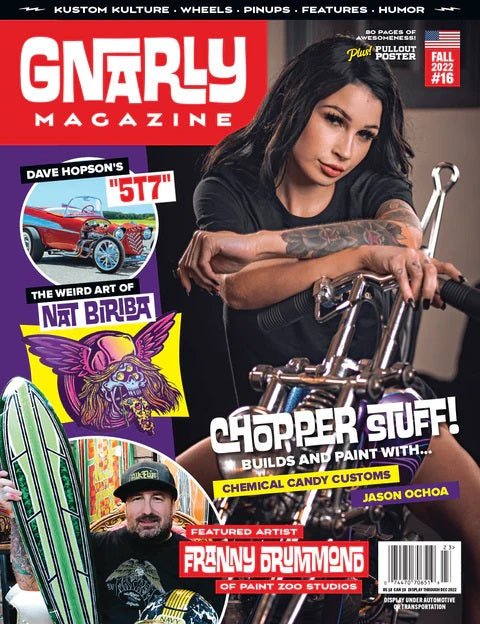 Gnarly #16, Fall 2022 - Comeback Issue (Hot Rods, Kustom Kulture, Motorcycles)