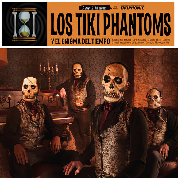Los Tiki Phantoms - Y El Enigma Del Tiempo LP - Lava Colored Vinyl (Surf Rock)
