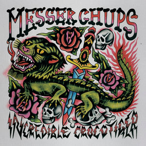 Messer Chups - The Incredible Crocotiger LP - Croco Skin Green Vinyl (Surf Rock)