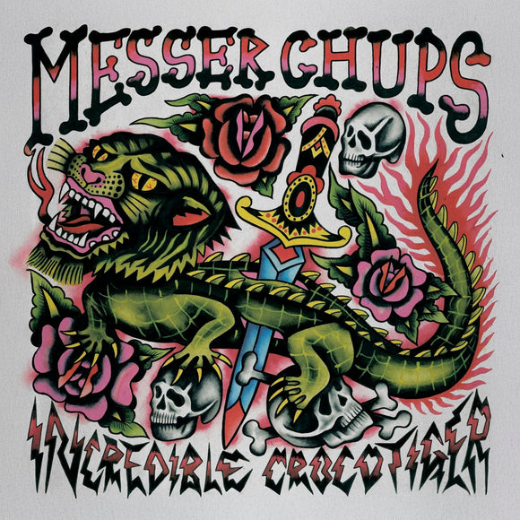 Messer Chups - The Incredible Crocotiger LP - Croco Skin Green Vinyl (Surf Rock)
