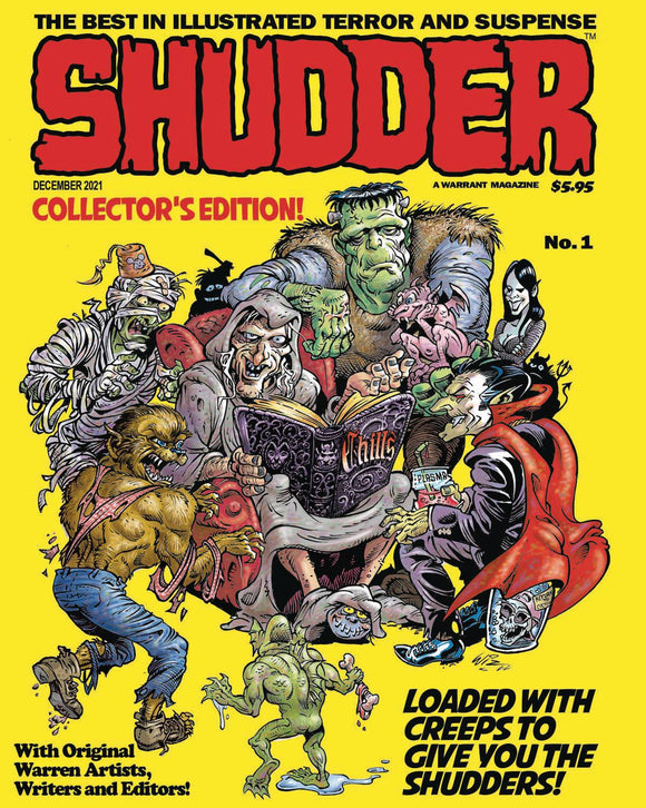 Shudder #1, December 2021 (Jim Wiz, Horror Comics, Warren Inspired)