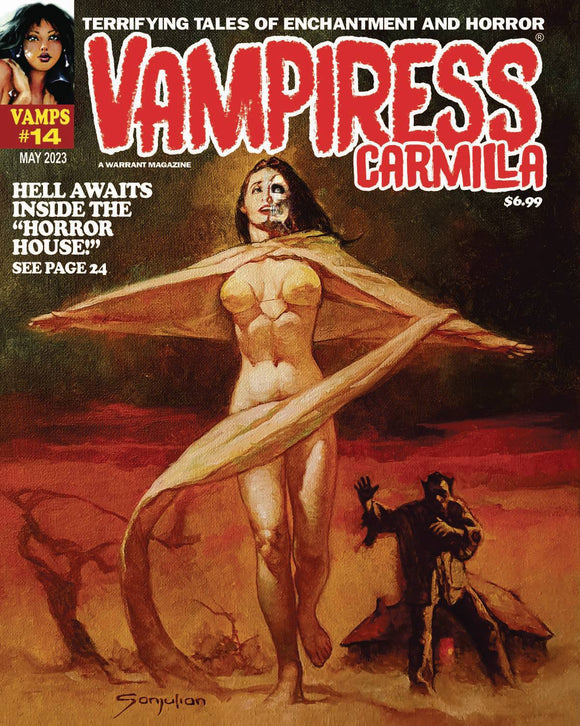 Vampiress Carmilla #14, May 2023 (Sanjulian, Horror Comics, Warren Inspired)