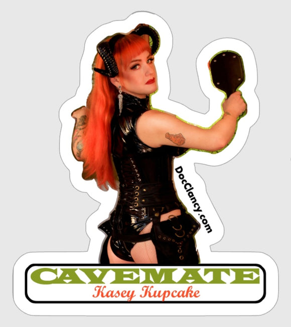 Cavemate Kasey Kupcake Sticker