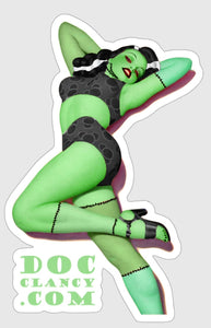 Bikini Frankenstein 3 inch Sticker (Bolles/Pfeifer Art)