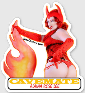 Cavemate Alaina Rose Lee Sticker