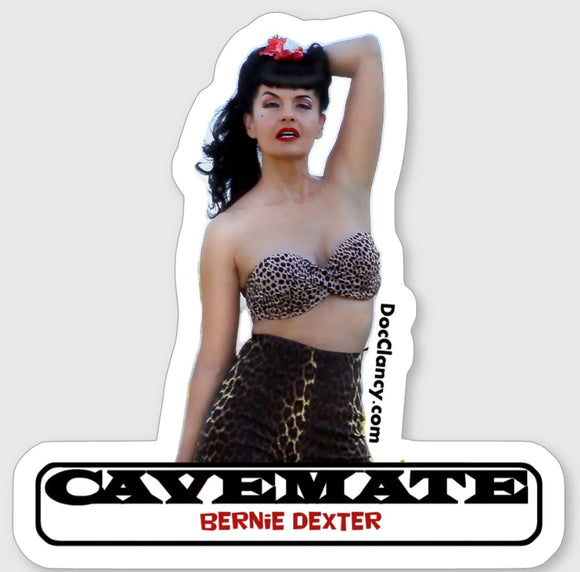 Cavemate Bernie Dexter Sticker