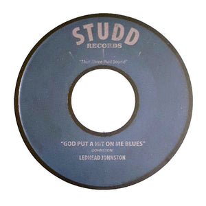 God Put a Hit on Me Blues Record Label Sticker