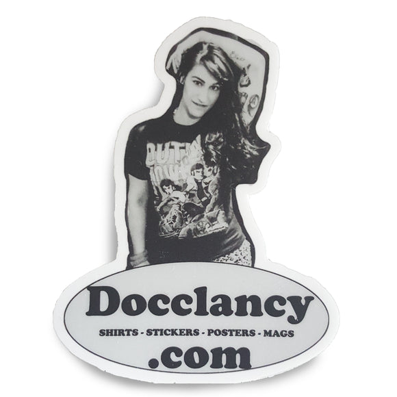 Docclancy.com Pinup Sticker - Bomber Betty