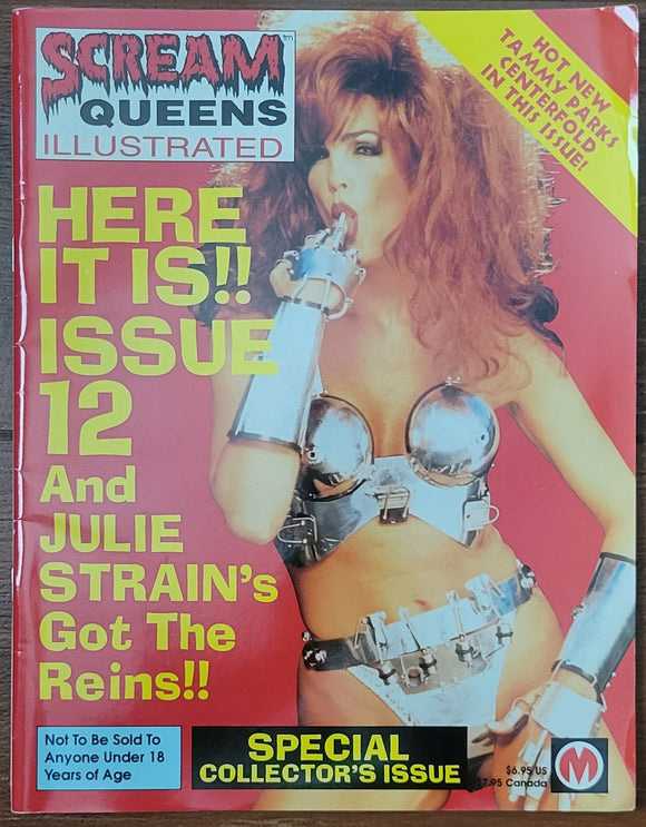 Scream Queens Illustrated #12, 1997 - Special Edition (Julie Strain, Red Cover)