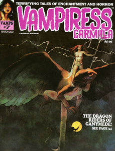 Vampiress Carmilla #7, March 2022 (Jeff Jones, Horror Comics, Warren Inspired)