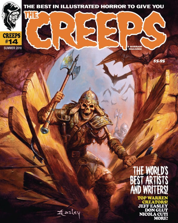 The Creeps #14, Summer 2018 (Jeff Easley, Horror Comics, Warren Inspired)