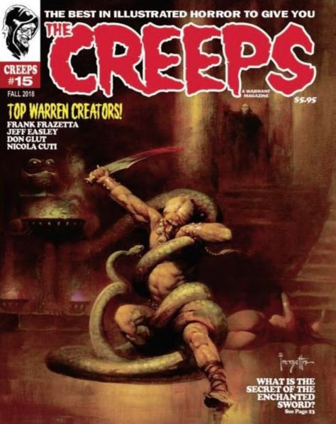 The Creeps #15, Fall 2018 (Frank Frazetta, Horror Comics, Warren Inspired)