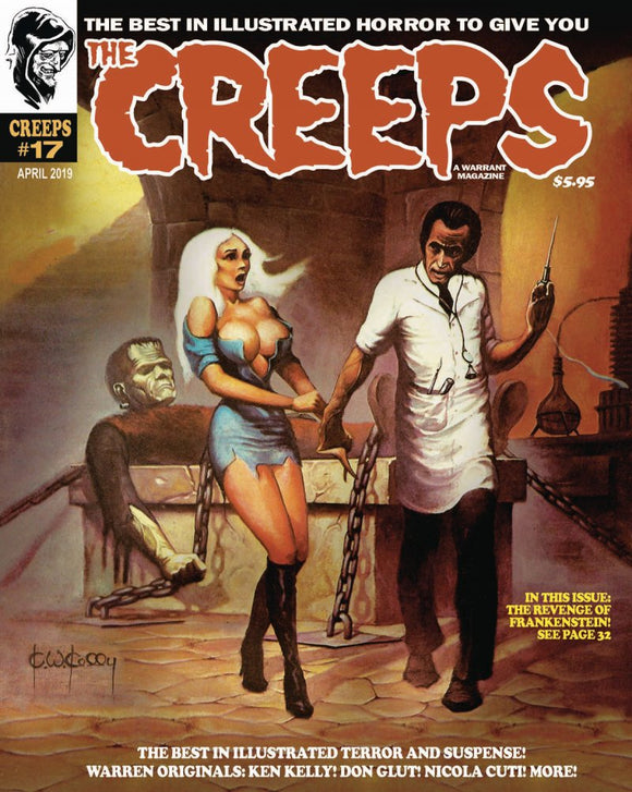The Creeps #17, April 2019 (Ken Kelly, Horror Comics, Warren Inspired)