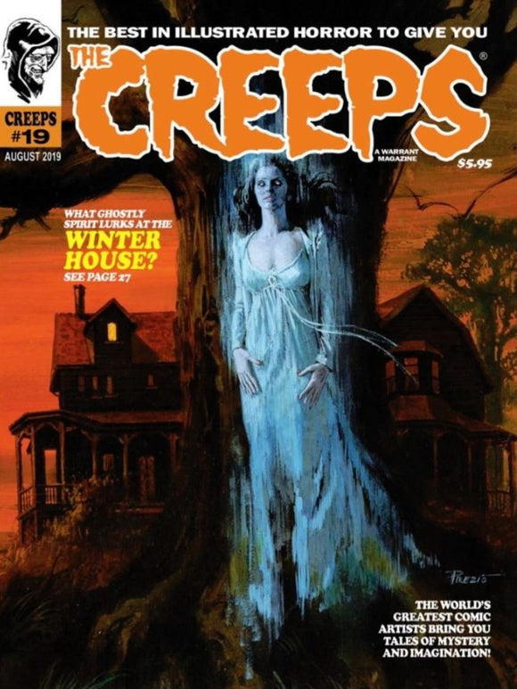 The Creeps #19, August 2019 (Vic Prezio, Horror Comics, Warren Inspired)
