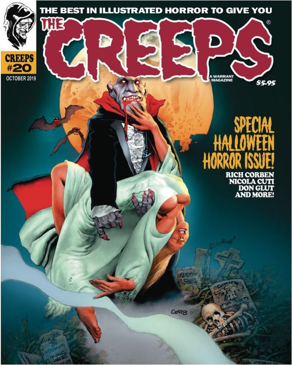 The Creeps #20, October 2019 (Richard Corben, Horror Comics, Warren Inspired)