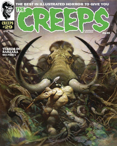 The Creeps #29, April 2021 (Frank Frazetta, Horror Comics, Warren Inspired)