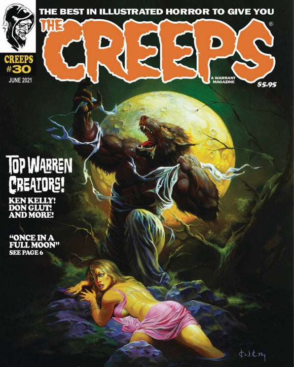 The Creeps #30, June 2021 (Ken Kelly, Horror Comics, Warren Inspired)