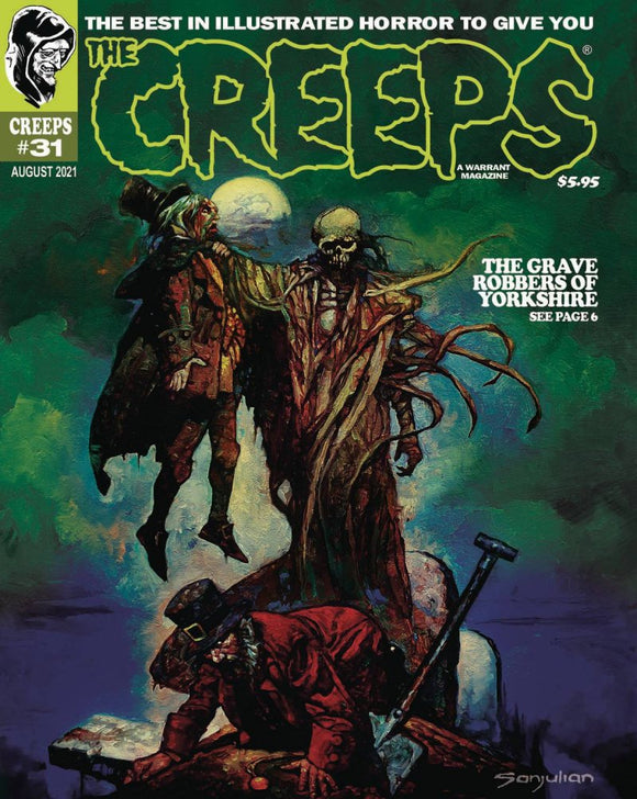 The Creeps #31, August 2021 (Sanjulian, Horror Comics, Warren Inspired)