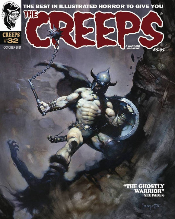 The Creeps #32, October 2021 - Final Issue (Frank Frazetta, Horror Comics, Warren Inspired)