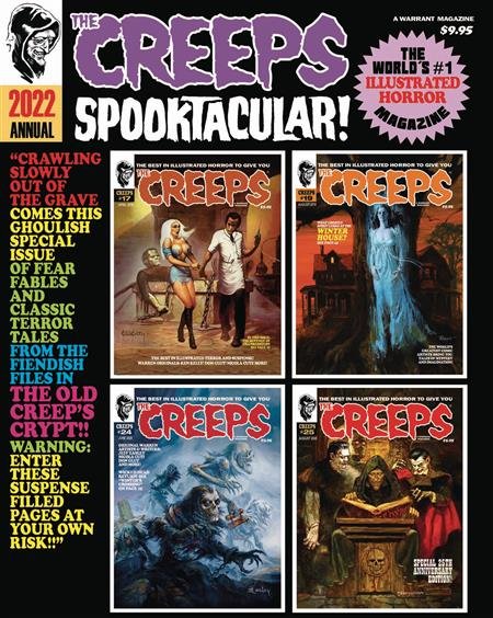 The Creeps Spooktacular 2022 Annual - Out of Print(Horror Comics, Warren Inspired)