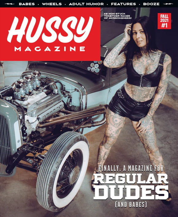 Hussy Magazine #1, Fall 2021 (Hot Rods, Biker, Pinups)