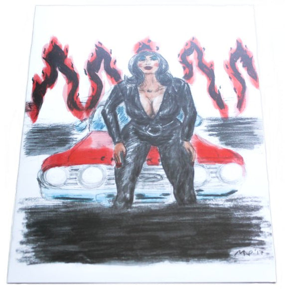Hell Camino 5x7 Mini-Poster - Pfeifer Art (Retro Devil Girl)