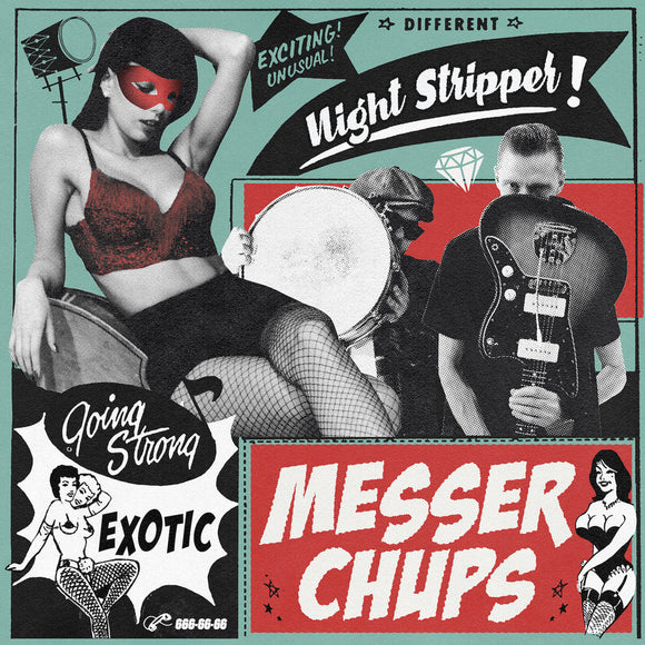 Messer Chups - Night Stripper EP - Limited Go Go White Vinyl