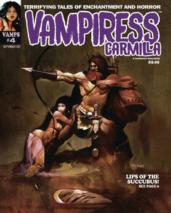 Vampiress Carmilla #4, September 2021 (Jeff Jones, Horror Comics, Warren Inspired)