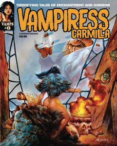 Vampiress Carmilla #8, May 2022 (Jeff Easley, Horror Comics, Warren Inspired)