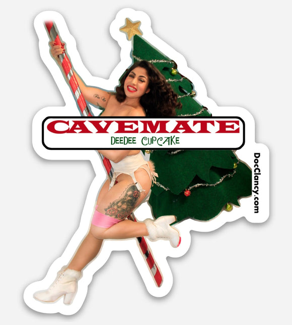 Cavemate DeeDee Cupcake Sticker
