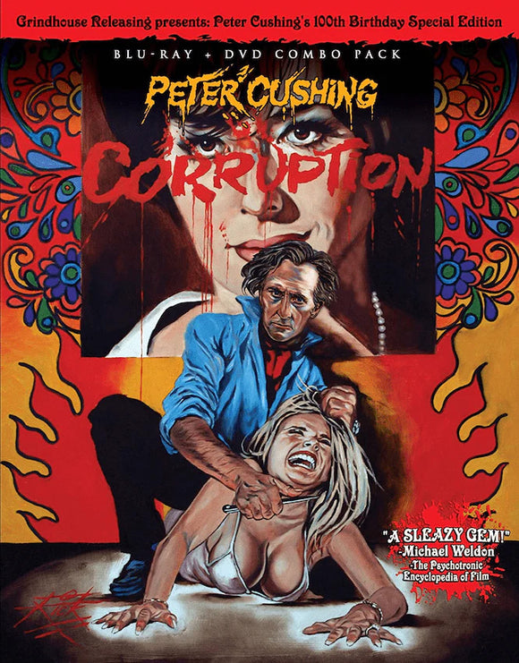 Corruption (1968) Blu Ray/DVD Combo Set (Grindhouse Releasing)