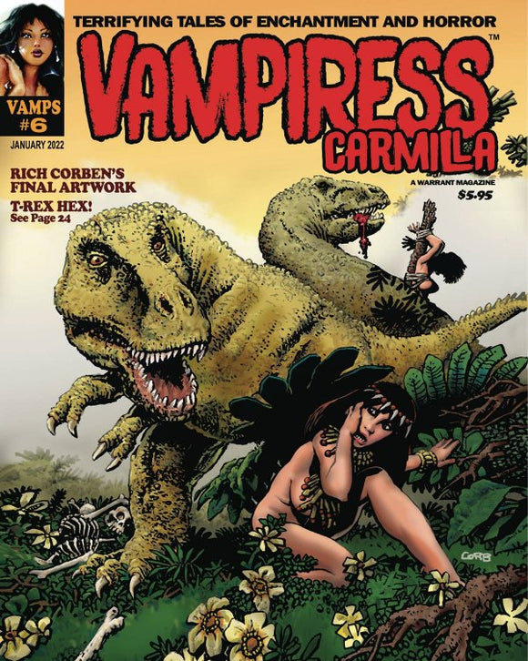 Vampiress Carmilla #6, January 2022 (Richard Corben, Horror Comics, Warren Inspired)