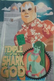 Temple of the Shark God T-Shirt  (Tiki, Luchador, Pinup)